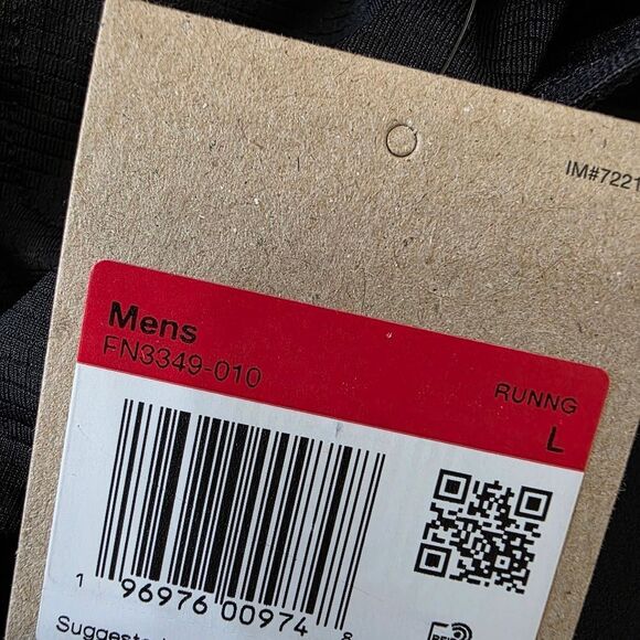 Nike Aeroswift DRI-FIT ADV 2" Lined Running Shorts L Black White FN3349-010 New - Picture 8 of 13